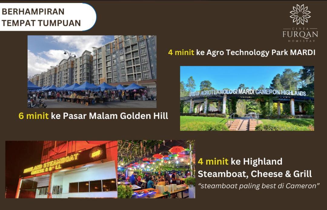 Homestay Cinta Furqan 1 - Apartment Cameron Highland تاناه راتا المظهر الخارجي الصورة